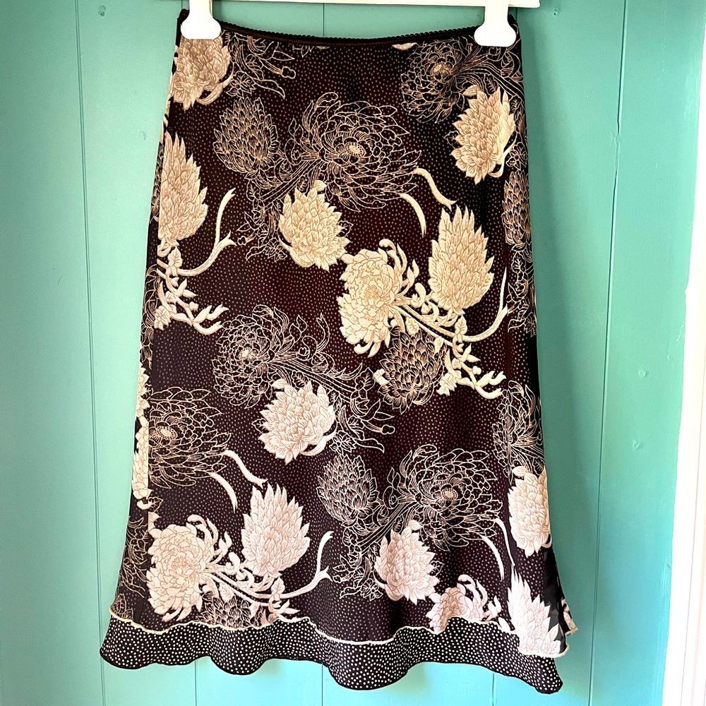 Vintage Y2K Low Waisted 3D Floral Skirt